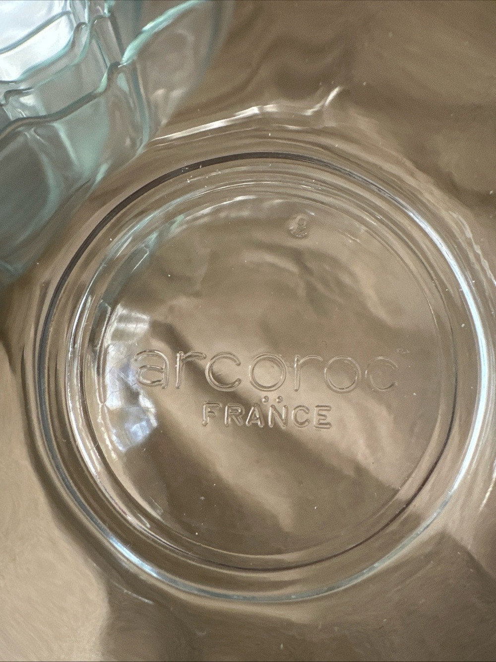 Set Of 6 Arcoíris Francés Nested Clear Glass Bowls with Scalloped Edges - Picture 4 of 6